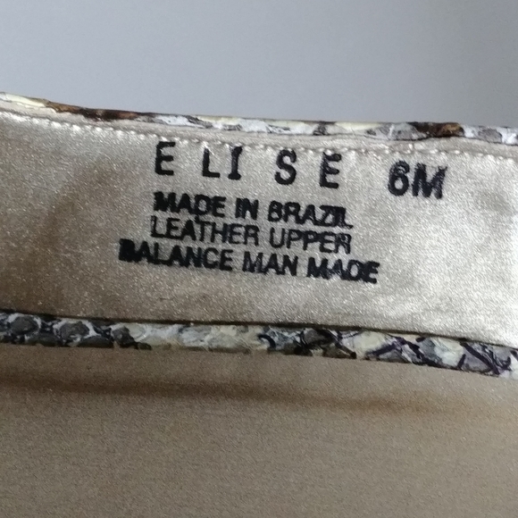 Carlos Santana Elise Snake Print Heeled Slingback - Picture 8 of 12